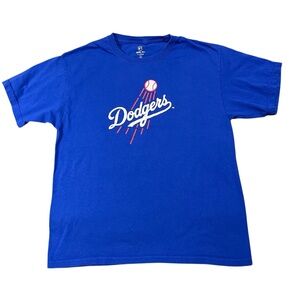 Stitches Dodgers Kids Royal Blue T-shirt, XL